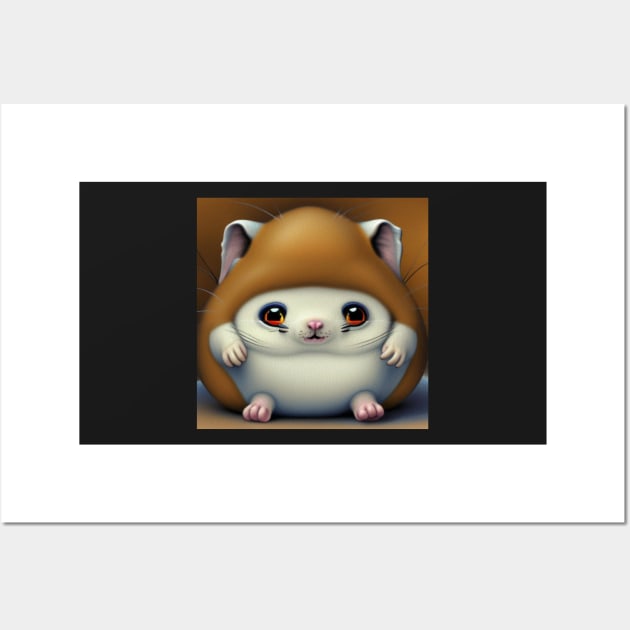 Squishy Fat Hamster Wall Art by PaigeCompositor